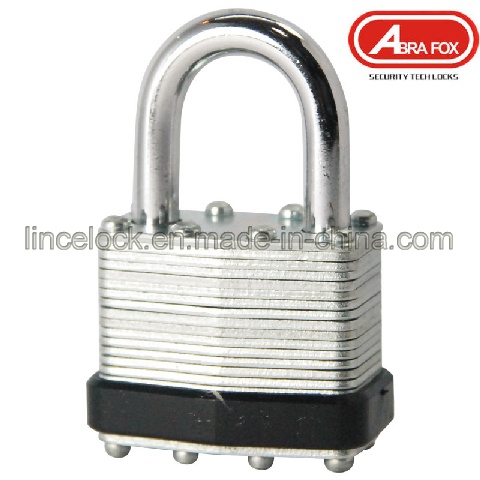 Solid Steel Laminated Padlock with Brass Cylinder(401)