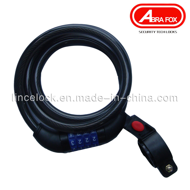 High Quality Combination Black Bicycle Lock (536)
